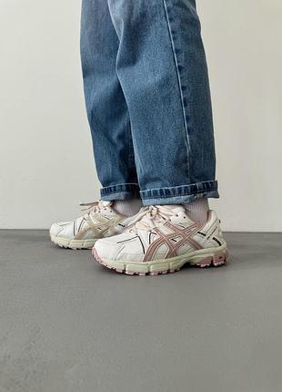 Кроссовки женские asics gel-kahana 8 white/pink