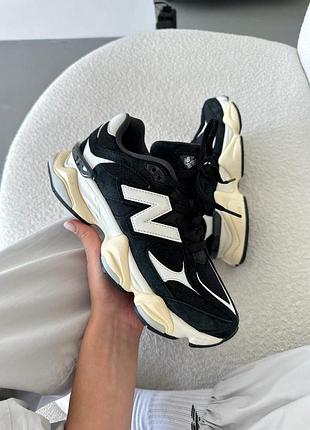 😍 кросівки жіночі new balance 9060 black/white
