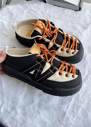 😍 кроссовки мюли new balance crv mule v2 black/beige