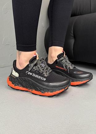 😍 кросівки жіночі new balance fresh foam x more trail v3 black/orange