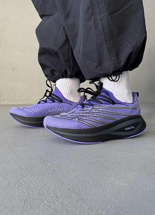 😍 кросівки жіночі new balance fuelcell x stone island purple
