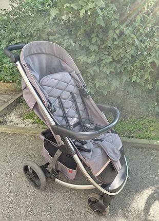 Детская тележка carello vista air grey