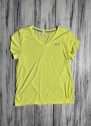 Under armour футболка оригинал жёлтая размер l