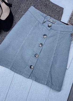 Нова літня спідниця denim co m спідниця бавовняна спідниця трапеція на ґудзиках