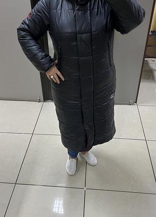 Качественное пальто пуховик  зима