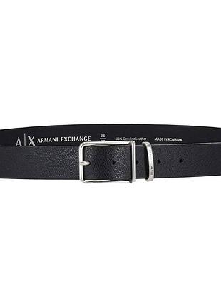 Мужской ремень armani exchange с логотипом