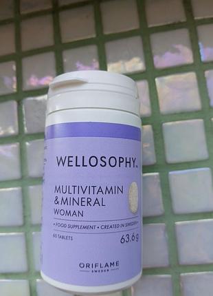 Комплекс мультивитамины и минералы длч женщин wallosophy oriflame 60шт