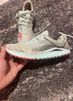 Шиповки для бігу saucony kilkenny xc8 у розцвітці mint/viz coral