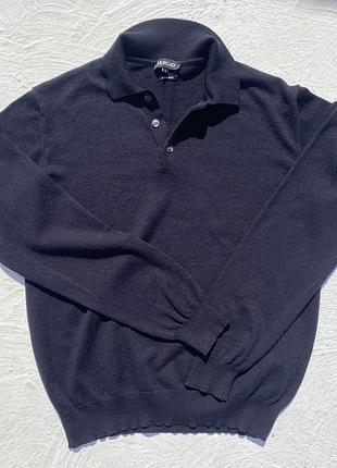 Sergio | чоловічий светр-поло 100% merino wool | s |