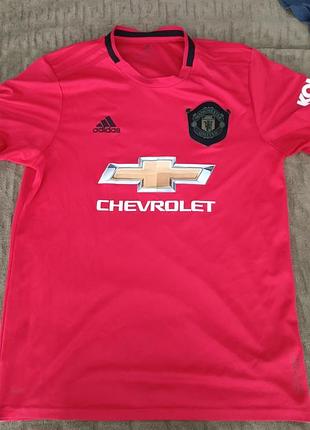 Футбольна футболка джерсі manchester united adidas m / манчестер юнайтед