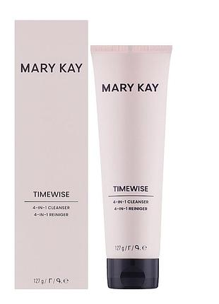 Очищувальний засіб для комбінованої та жирної шкіри  mary kay time wise 4 in 1 cleanser