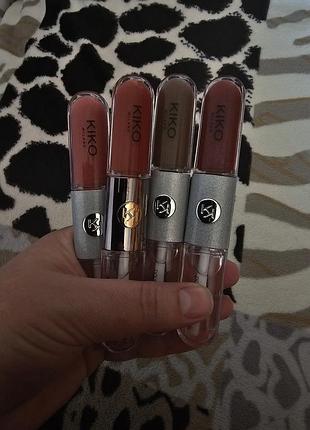 Помада двухсторонняя стойка kiko milano double tough