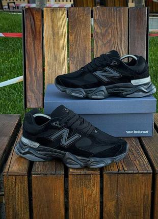 Чоловічі кросівки темні легкі зручні new balance 9060