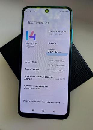 Xiaomi redmi note 10 5g 4+3/128gb aurora green