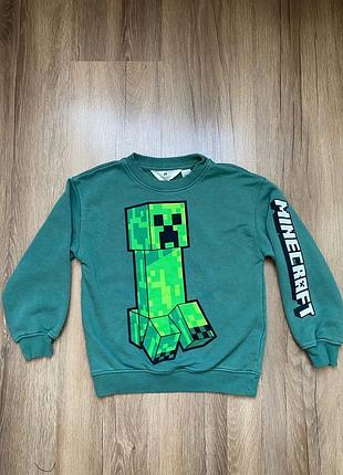 Детская кофта h&amp;m minecraft | оригинал | стильная и удобная