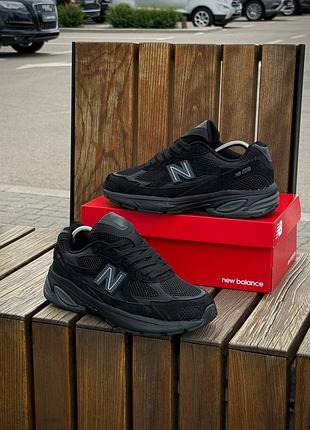 Мужские кроссовки черные легкие new balance 2010