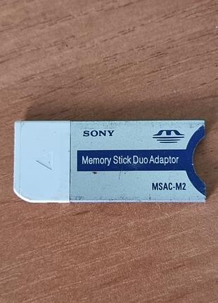 Адаптер memory stick pro duo sony msac-m2 переходник memorystick