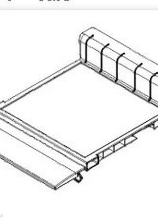Полка холодильника lg side-by-side gc-b247 gr-b257 холодильна камера