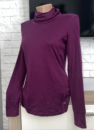 100% merino wool фірмова термо кофта, лонгслів із шерсті меріноса