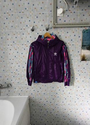 Двостороння вітровка, дощовик adidas.