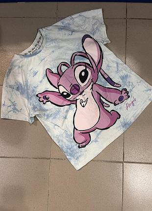 Футболка графітова блискуча нарядна стіч stitch