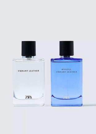 Набір чоловічих парфумів vibrant leather 100 ml та bogoss vibrant leather 100 ml від zara.