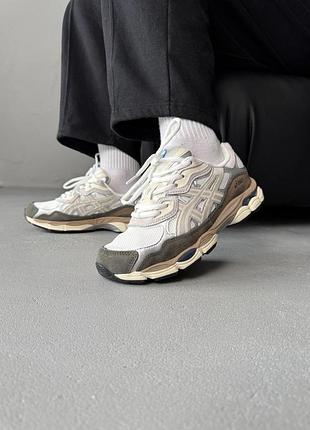 Кроссовки женские asics gel-nyc brown/cream