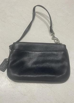 Шкіряна косметичка, гаманець coach