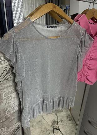 Футболка блуза zara сіточка