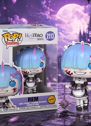 Фігурка funko pop фанко поп re: zero, rem #2113 chase