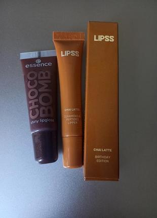 Ліппер lips та бальзам essence