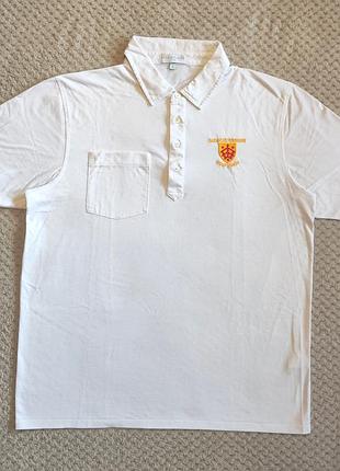 Біле поло lyle & scott club m-l