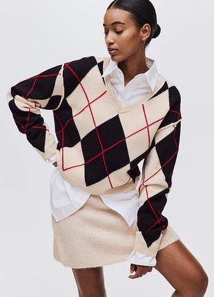 Невероятный шерстяной свитер h&amp;m edition