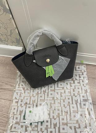 Сумка longchamp сіра