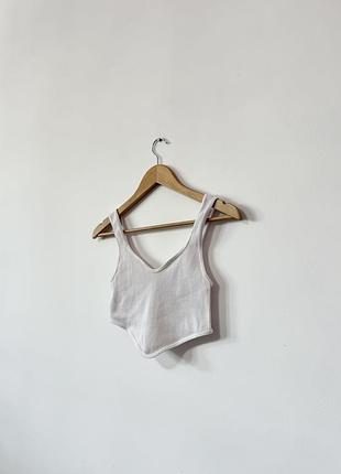 Базовий топ в рубчик zara🌿