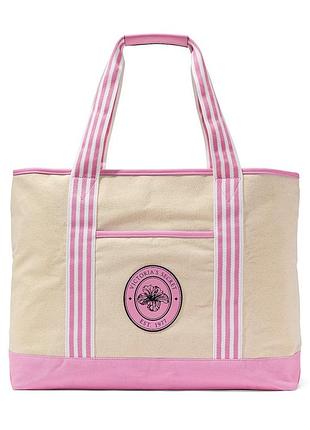 Victoria's secret canvas tote bag ідеальна пляжна сумка