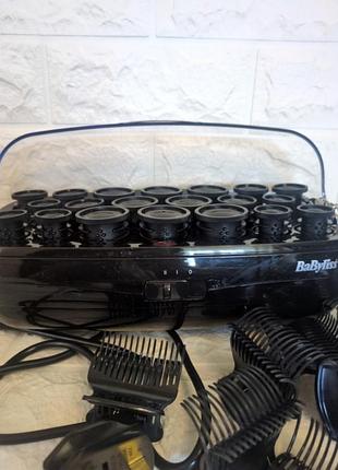 Профессиональные электробигуди babyliss pro (термобигуди) + 15 зажимов