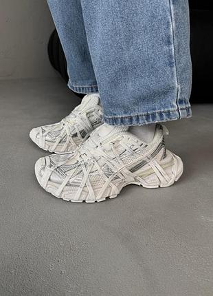 Кроссовки женские blncg 3xl extreme lace white/silver