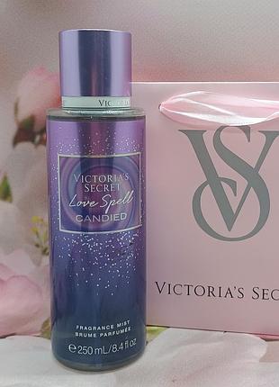 Парфюмированный, увлажняющий лосьон для тела и рук love spell candied victoria’s secret
оригинал из сша