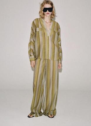 Полосатые брюки zw collection