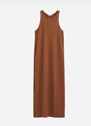 Летнее макси платье трикотаж h&amp;m
