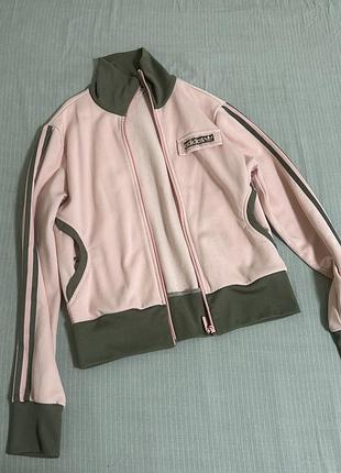 Вінтажна кофта adidas рожева