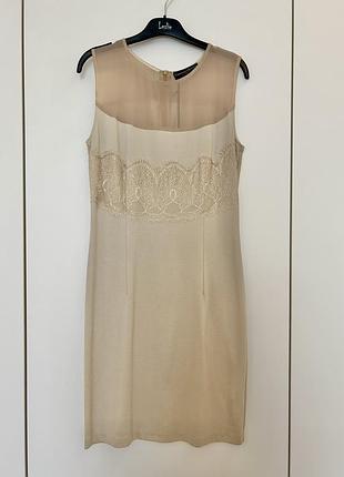 Бежева сукня cristina cavioli, made in italy, it 44 (m/l)