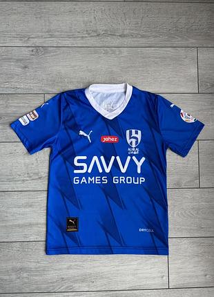 Дитяча футбольна футболка джерсі майка аль-хіляль неймар пума al-hilal neymar puma football soccer jersey на зріст 140 см