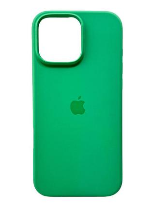 Чохол для смартфона silicone full case aa open cam for apple iphone 16 pro 30,spearmint