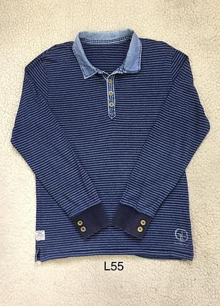 Футболка сорочка поло чоловіча scotch and soda трикотаж лонгслів