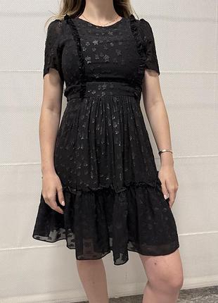 Платье claudie pierlot, оригинал, чёрное, размер m, как новое