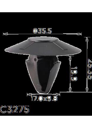 Кліпси c3275 обшивки renault 7703077470, 10945 уп.100шт nai