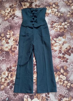 Комбез чорний з бантиками .zara
