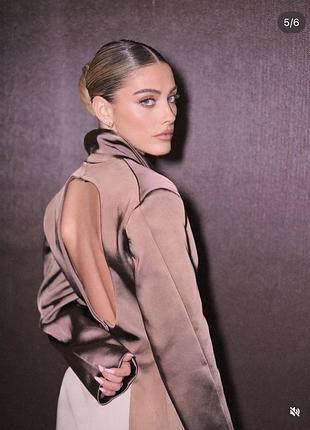 Піджак сатиновий плотний zara жакет